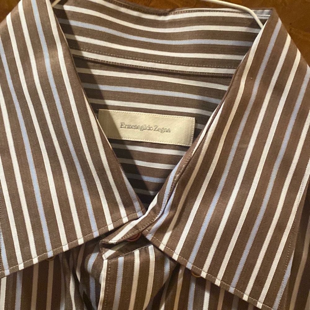 *Dry Cleaned *Ermenegidio Zegna Button Down *Size XXL
